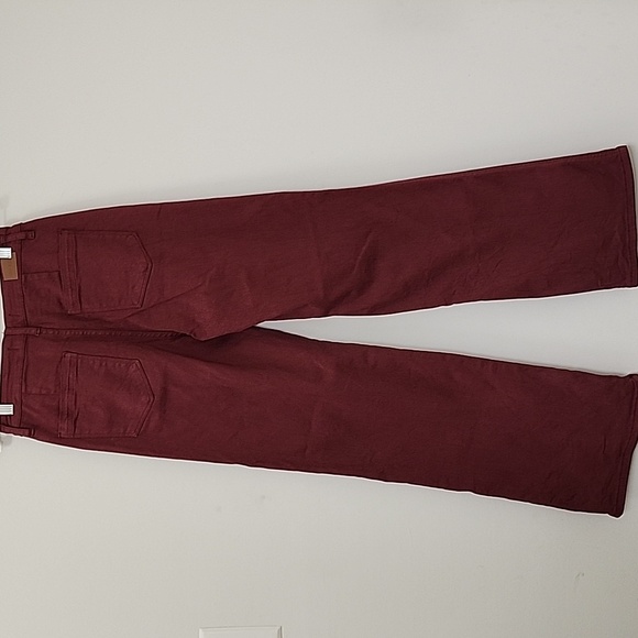 Judy BlueHigh Waist Burgundy Front Seam Straight Leg Jean Size 728 - Picture 10 of 16